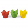 Guardini tulbi kujulised paberküpsisetopsid 12 tk värvilised Easy Bake Ø 7,5 x 8 cm