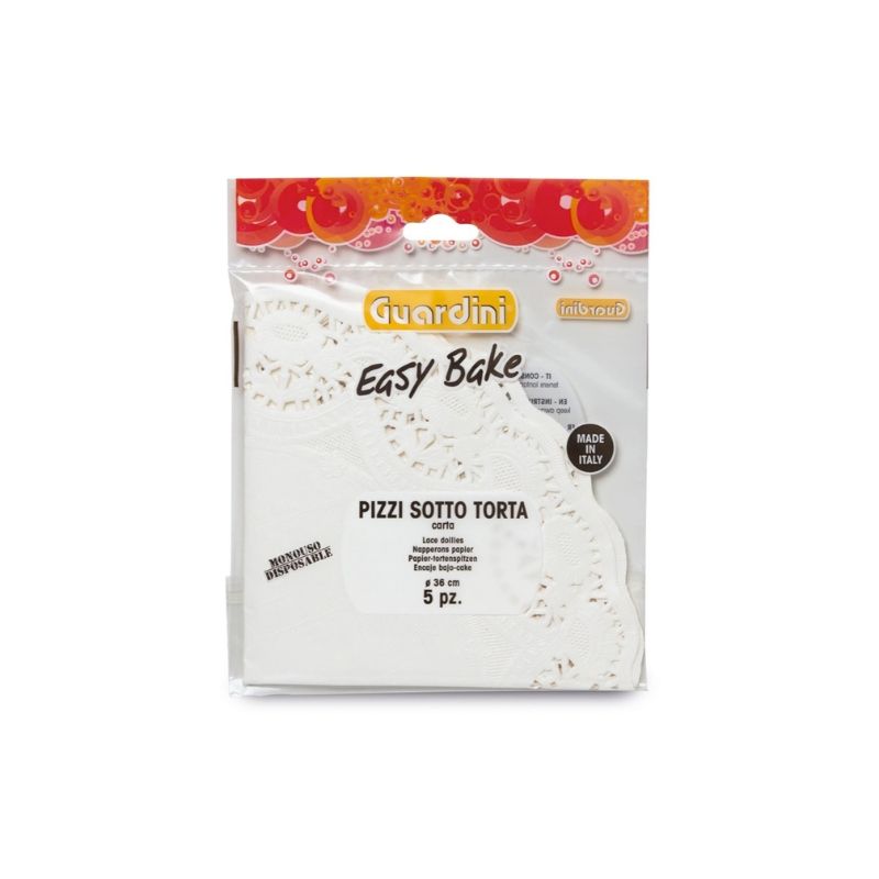 Guardini Easy Bake dekoratiivsed tordipaberid Ø 36 cm, 5 tk