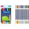Pelikan Colorella Twin viltpliiatsid värvide kaupa sorteeritud, 10 tk