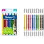Pelikan Colorella Duo C407 viltpliiatsid, erinevad värvid, 10 tk
