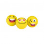 WEDO SMILEY kustutuskumm, kollane, 3 disaini ühes karbis