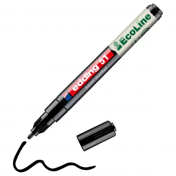 Edding 51 EcoLine 4-51-001 värvimarker must 1 mm, 2 mm