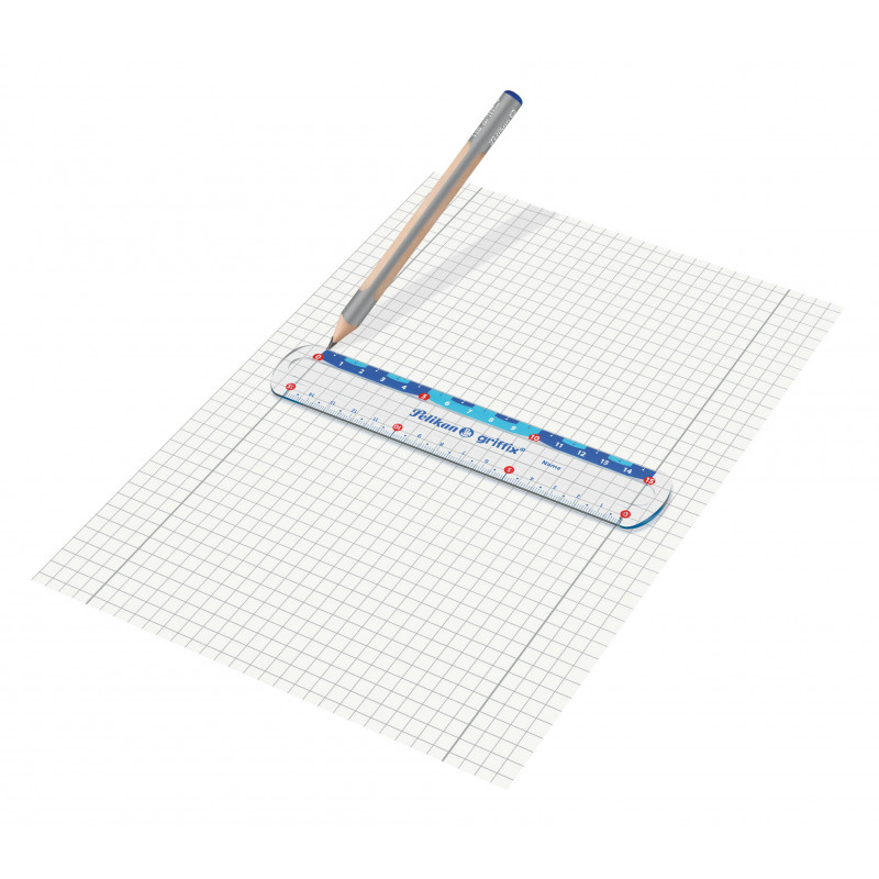 Pelikan griffix joonlaud 15 cm, kokkupandavas karbis