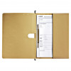 Leitz Alpha 1912-00-00 rippkaust A4, kommerts-kinnitus, pruun, 25 tk