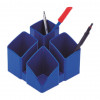 HAN SCALA pliiatsihoidja 12,5 x 12,5 x 10,0 cm, sinine