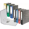 FALKEN Recycling registraator A4, 8 cm, roheline marmoreeritud