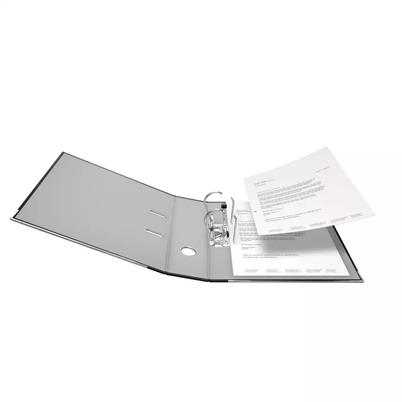 FALKEN Color registraator, plastik, 80 mm selg, DIN A4, must