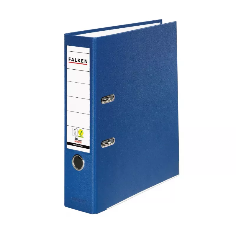 FALKEN Color registraator, plastik, 80 mm selg, DIN A4, sinine