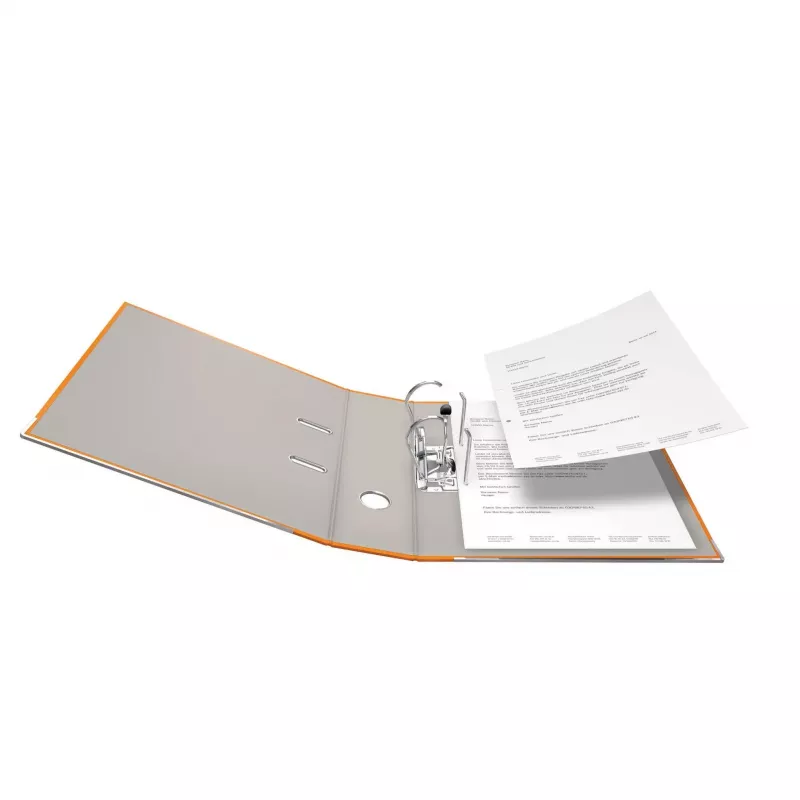 FALKEN Color registraator, plastik, 8 cm, DIN A4, oranž