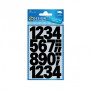 AVERY Zweckform kleebitavad numbrid 3785, mustad, 25,0 mm, 48 silti