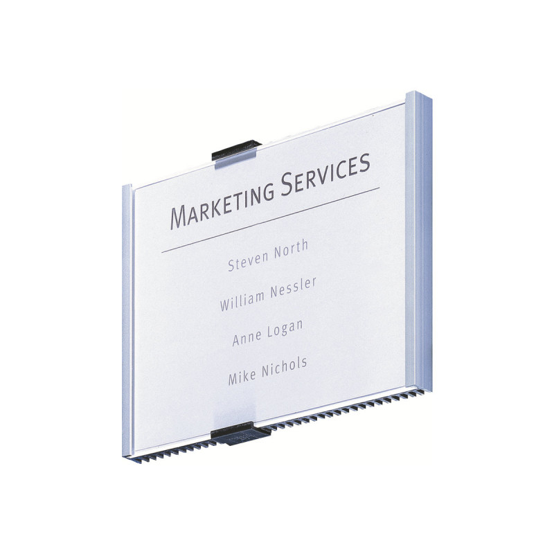 Durable INFO SIGN uksesilt, 210 x 148,5 mm, metallik hõbedane (480523)