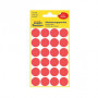 Avery Zweckform märgistustäpid 3595, eemaldatavad, punased, Ø 18 mm, 96 tk