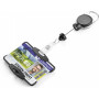 DURABLE nimesildihoidja koos jo-jo EXTRA STRONG 1 kaardile, must (868901)