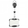 DURABLE nimesildihoidja koos jo-jo EXTRA STRONG 1 kaardile, must (868901)