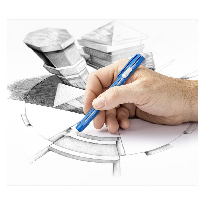 STAEDTLER Mars plastic 528 50 täidetav kustutuskummipliiats, sinine