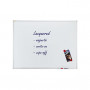 FRANKEN X-tra!Line SC3102 valge tahvel 90 x 60 cm, valge lakitletud teras