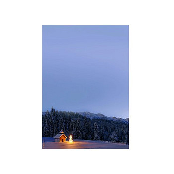 SIGEL jõulune kirjapaber Christmas Chapel motiiviga DIN A4 90 g/m² 100 lehte