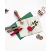 folia tihendikomplekt, punane, hõbedane, kuldne