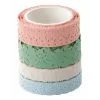 folia Washi Deco teibi komplekt, 4 x 5 m, pastelne