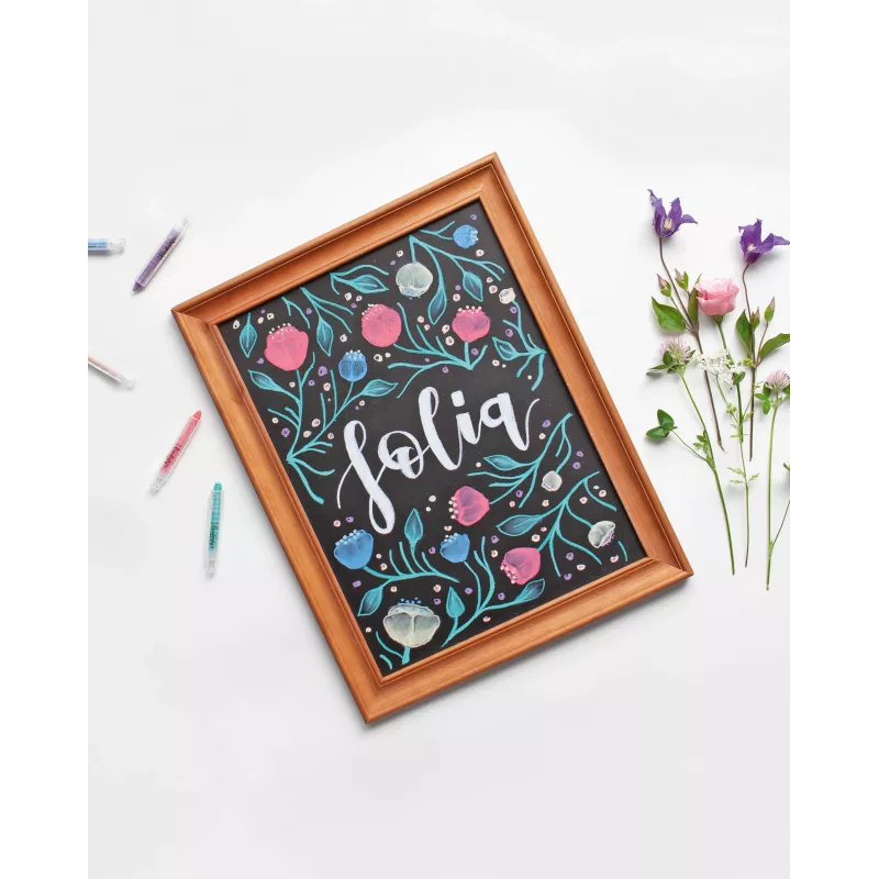 folia kriidipastakad, erinevad värvid
