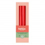 Bolsius lauaküünlad 245/24 mm, punased, 4 tk