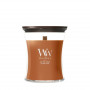 WoodWick Saffron Smoke küünal, keskmine