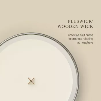 WoodWick White Teak küünal, suur, 610 g