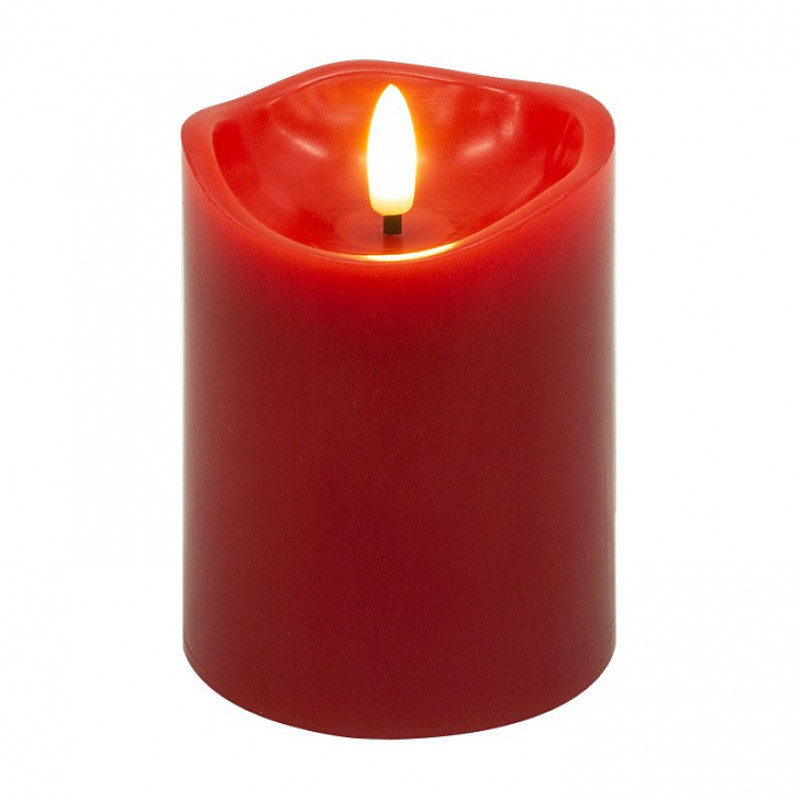Goobay LED-vahaküünlad, 10 cm, punased