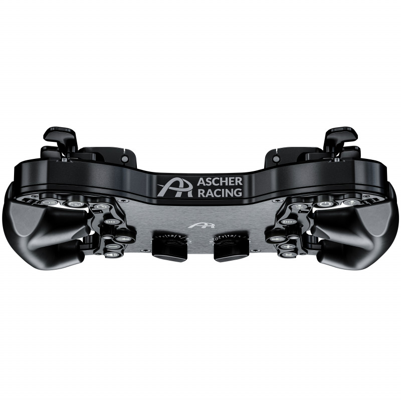 Ascher Racing Pro-USB Black Edition võidusõidusimulaatori rool