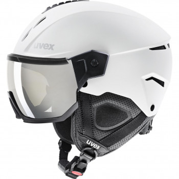 UVEX Instinct Visor suusakiiver, must/valge, 53-55 cm (56/6/260/50)
