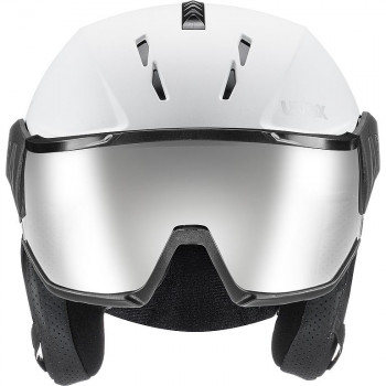 UVEX Instinct Visor suusakiiver, must/valge, 53-55 cm (56/6/260/50)