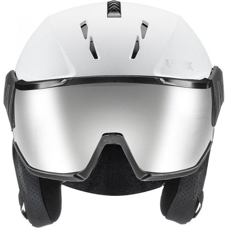 UVEX Instinct Visor suusakiiver, must/valge, 56-58 cm (56/6/260/50)