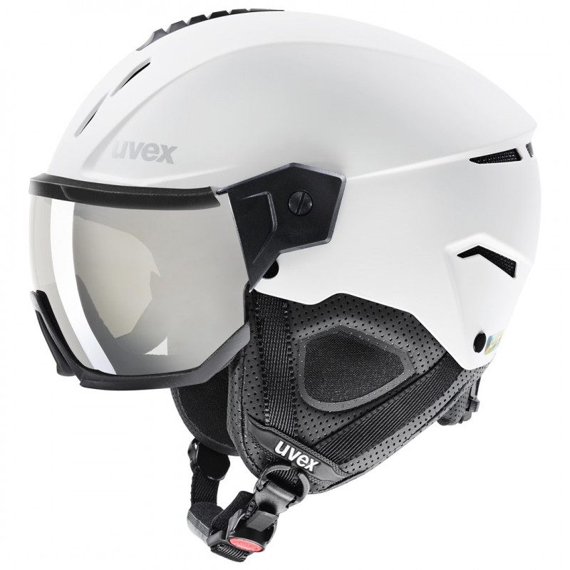 UVEX Instinct Visor suusakiiver, must/valge, 56-58 cm (56/6/260/50)
