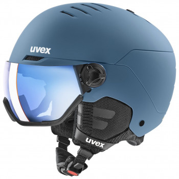 UVEX Wanted Visor suusakiiver, kivivärvi/sinine, 58-61