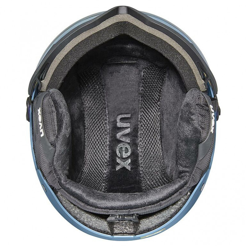 UVEX Wanted Visor suusakiiver, kivivärvi/sinine, 58-61