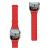 Urban Armor Gear UAG Pathfinder - silikoonist kahepoolne magnetkäepael Apple Watch seeria 4-6 & SE 1-3, 44mm / seeria 7-9, 45mm / seeria 10-11, 46mm / Ultra 1-3, 49mm (tuhk/laava)