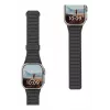 Urban Armor Gear UAG Pathfinder - silikoonist kahepoolne magnetkäepael Apple Watch seeria 4-6 & SE 1-3, 44mm / seeria 7-9, 45mm / seeria 10-11, 46mm / Ultra 1-3, 49mm (tuhk/laava)