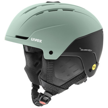 UVEX Stance MIPS suusakiiver 51-55, must/roheline