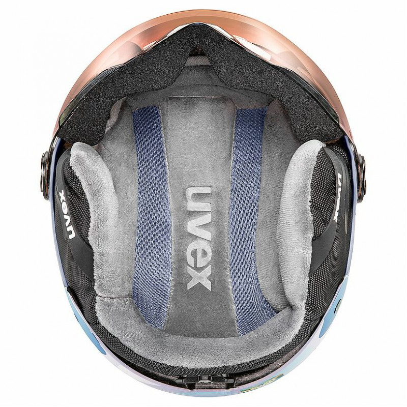 UVEX Rocket jr. Visor laste suusakiiver 54-58, Lavendel