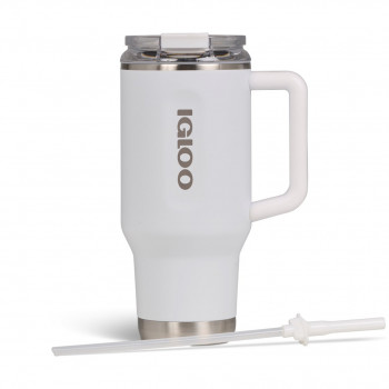Igloo Travel Mug 32 OZ (0,95 l) termokruus kõrrega, valge