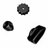 Ascher Racing Knob Kit Pro sim-ralliroolidele, Stealth Black