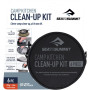 Sea To Summit Camp Kitchen Clean Up Kit, 6-osaline koos puhastusvedelikuga