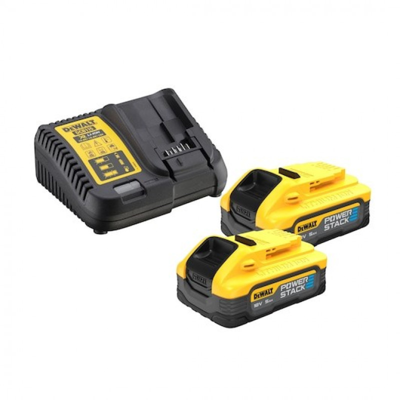 DeWalt DCK2050H2T-QW elektritööriistade komplekt DCD805 + DCF850, 18 V, 2 x 5,0 Ah aku