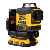 DeWalt DCLE34031D1-QW 3x360° ristjoonlaser, roheline, 40 m, 18 V, 2 Ah aku, TSTAK kohver