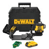 DeWalt DCLE34031D1-QW 3x360° ristjoonlaser, roheline, 40 m, 18 V, 2 Ah aku, TSTAK kohver