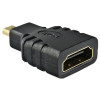 Akyga AK-AD-10 adapter HDMI pesa – micro-HDMI pistik, must