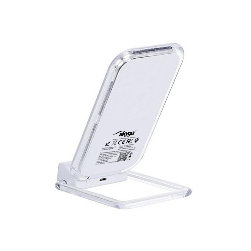 Induktsioonlaadija QI Akyga AK-QI-03 5V max 1.5A 2 x USB 2.0