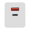 Seinalaadija Akyga AK-CH-20 100W USB-C USB-A PD GaN 5-20V / 1.5-5A valge