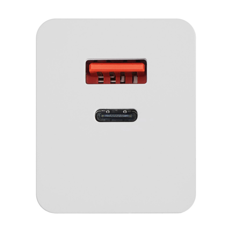 Seinalaadija Akyga AK-CH-20 100W USB-C USB-A PD GaN 5-20V / 1.5-5A valge