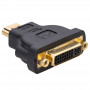 Akyga AK-AD-02 adapter DVI-I 24+5 pesa – HDMI pistik, must